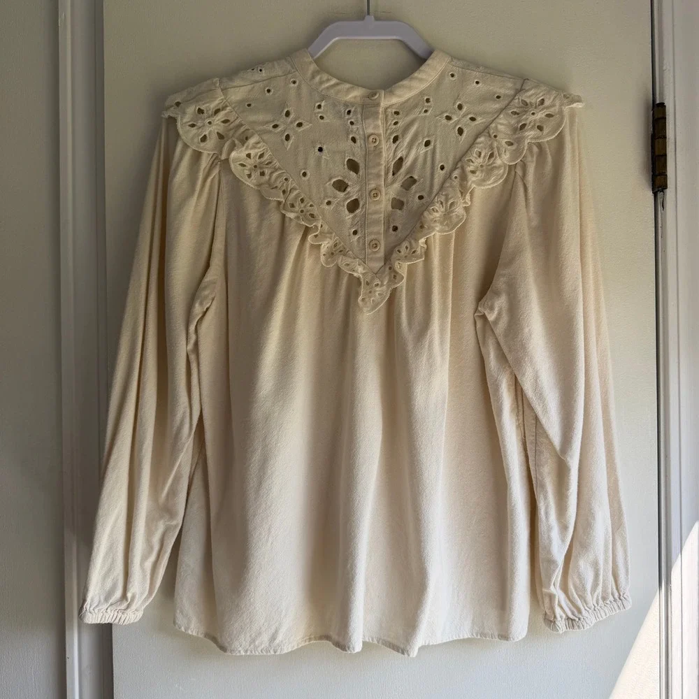 Madewell eyelet embroidered